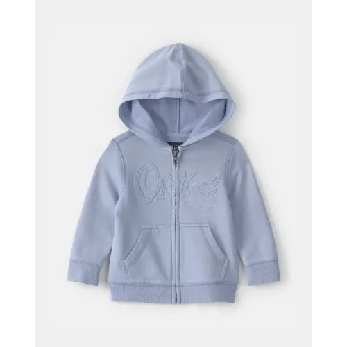 Baby Boy OshKosh Logo Zip-Up Hoodie - Blue - OshKosh B'gosh | Carter's