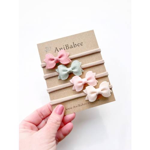 Spring Baby Hair Bow, Neutral Baby Headband, Hair Clips for Girls, Baby Shower Gift, Baby Girl Homecoming Outfit, Baby Bow Clip, Newborn Bow