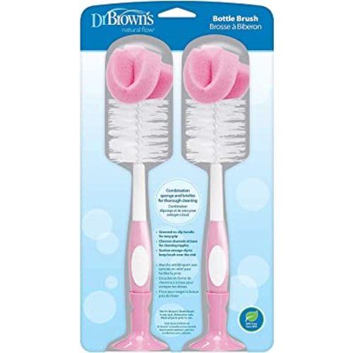 Dr. Browns Baby Bottle Brush - Pink - 2 Count