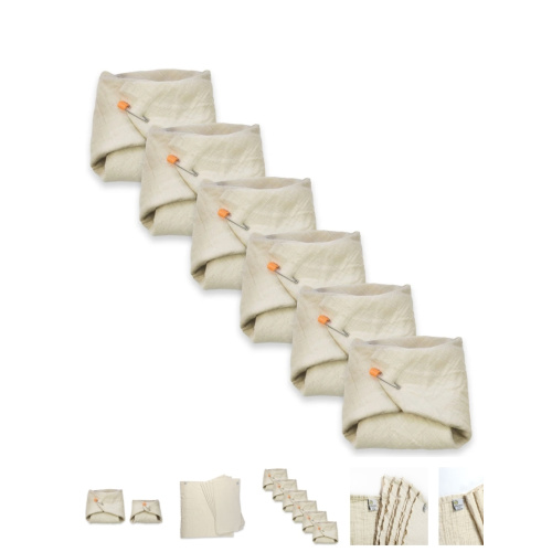 OsoCozy Muslin Flat Organic Cloth Diapers