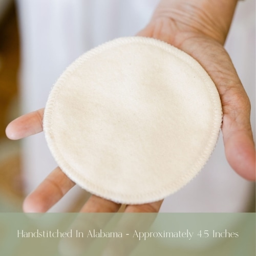 All Natural Cotton Washable Nursing Pads - 4 Per Package – NuAngel, Inc.