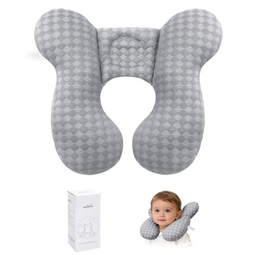 KAKIBLIN Baby Travel Pillow, Upgraded Baby Neck Pillows for Car Seat