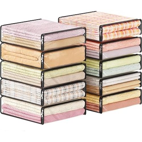 10 Pack Clear Storage Cubes