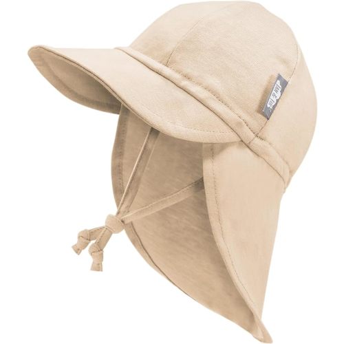 JAN & JUL Sun Soft Baby Cap | Cotton Neck Flap Hat for Littles