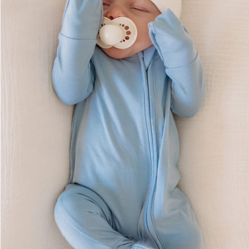 Infant Romper in Cornflower Blue
