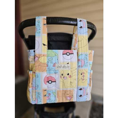 Pastel Pokémon Handmade Pram Caddy