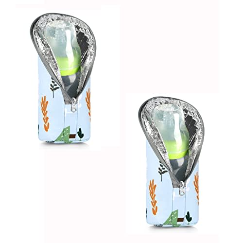 Accmor Baby Bottle Tote Bags, Insulated Breastmilk Cooler Bag, Nursing Bottle Warmer Bag for Nursing Mom Daycare Travel