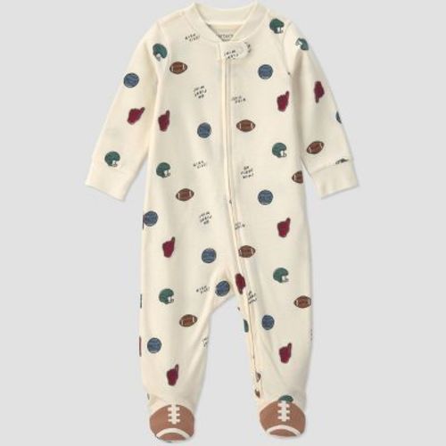 Carter's Just One You® Baby Boys' Football Sleep N' Play - White Newborn