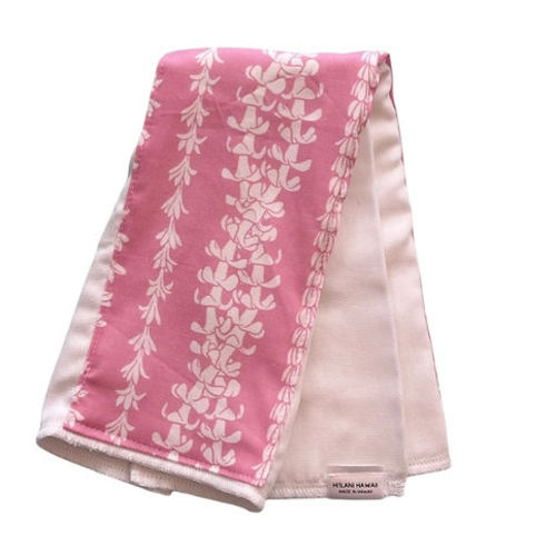 Burpcloth - Pink Lei | hiilanihawaii