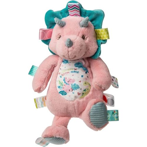 Taggies Stuffed Animal Soft Toy, 12-Inches, Aroar-a-Saurus Dinosaur