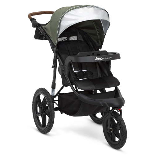 Jeep TurboGlyde Jogging Stroller by Delta Children, Olive Green