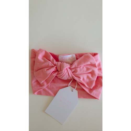 Infant Knot Head Bow in Pink