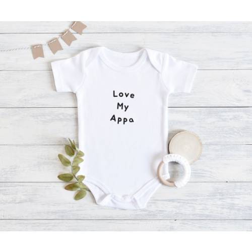 Love My Appa Korean K-pop Infant Onsie - Etsy