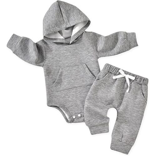 Aalizzwell Infant Baby Winter Hoodie Outfit