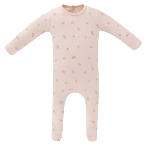 Ely's & Co. Unisex Jersey Cotton Footie for Baby and Infants, Snap Closure, Newborn - 18 Months
