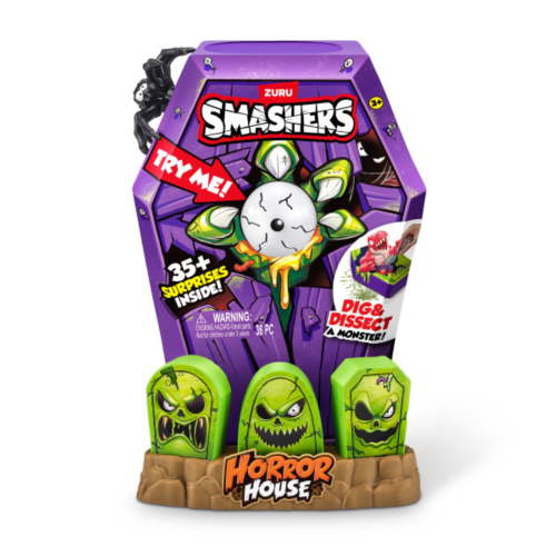 Smashers Mega Horror House, Surprise Unboxing, BLACK SPIDER
