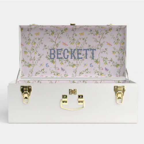 Petite Trunk - White - Sylvia's Summer / Embroidery