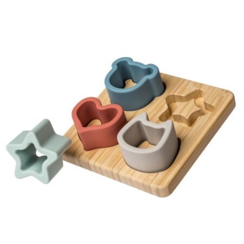 Simply Silicone Bamboo Sorter - 4x4x2" - Mary Meyer Stuffed Toys