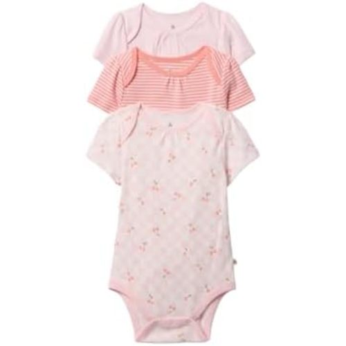 GAP Unisex Baby 3-pack Short Sleeve Bodysuit