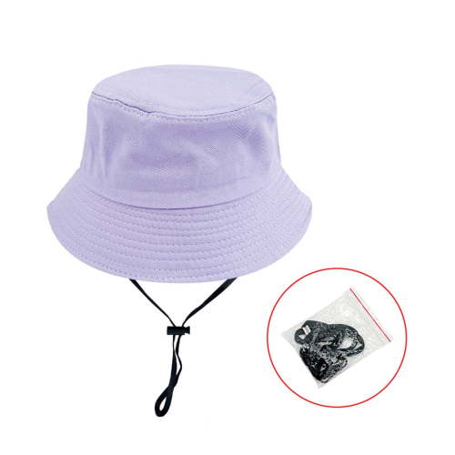 LpwkSSA Baby Sun Hat Toddler Boys Girls Summer Hats Baby Bucket Cap Kids Beach Hats (Purple,Free Size)