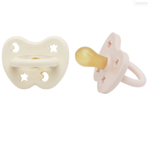 Pacifier Newborn 0+ Months Two-Pack - Round – Heveaplanet.com