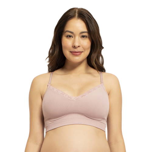 Destination Maternity Women's Cooling Lace Trim Nursing Bralette, Sizes S-2XL