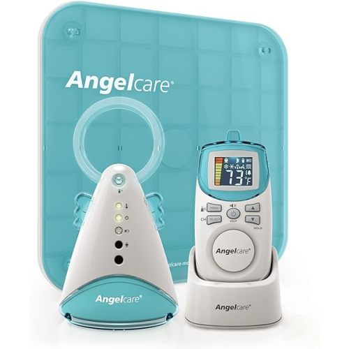 Angelcare Movement and Sound Monitor, Aqua/White