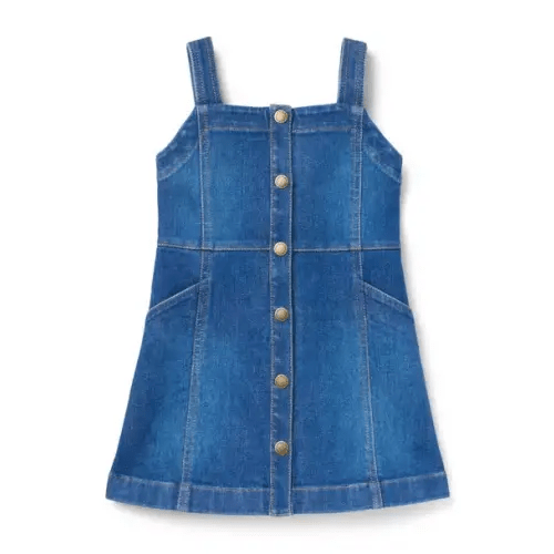 Girl Medium Classic Wash The Denim Jumper by Janie and Jack