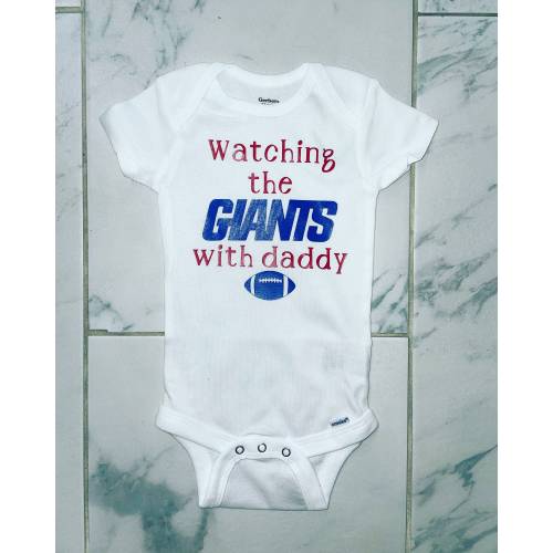 Watching the giants with daddy