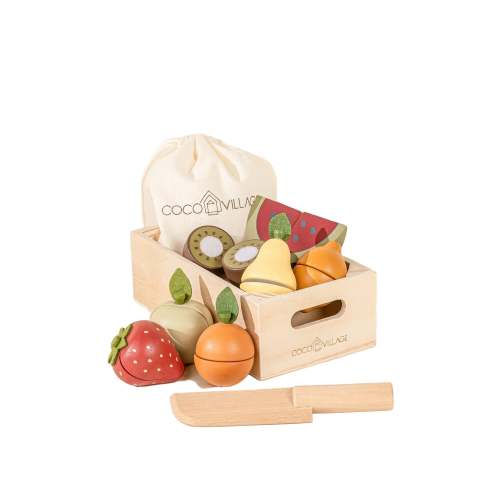 Wooden Fruits Playset