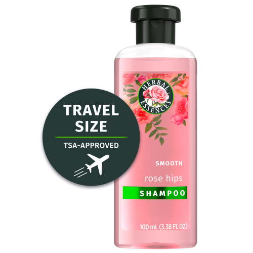 Herbal Essences Good Smelling Rose Hips Smooth Shampoo for All Hair Types, 3.38 fl oz Travel Size