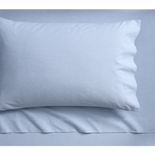 Chambray Solid Organic Cotton Sheet Set