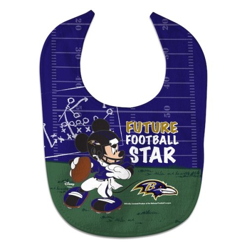 Newborn & Infant Baltimore Ravens WinCraft Disney All-Pro Baby Bib