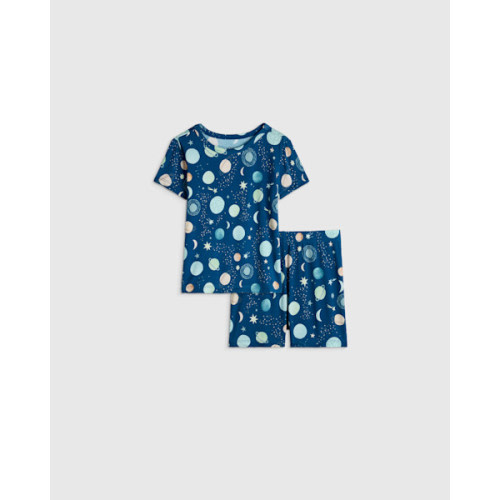 Bamboo Short Sleeve and Shorts Pajama Set - Baby in Little Sheep