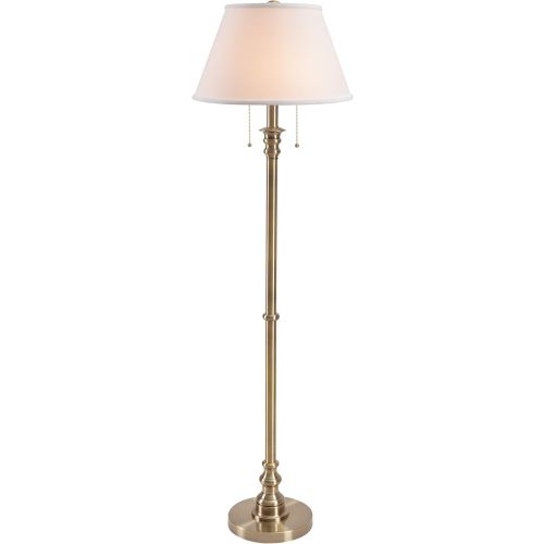 Kenroy Home Spyglass Floor Lamps, Medium, Antique Brass Finish