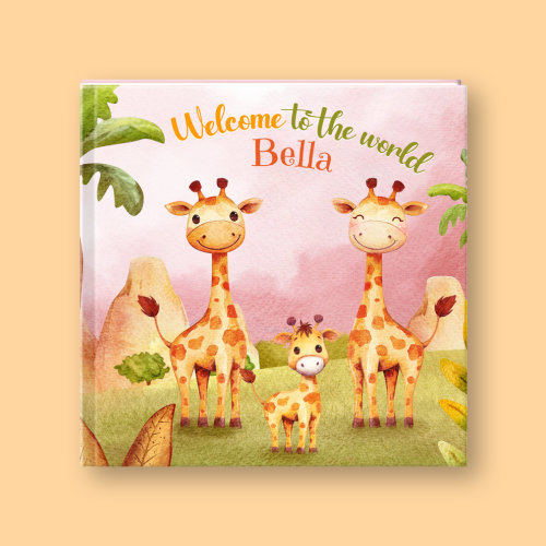 Welcome To The World Personalized Baby Book For New Baby | New Born Gift Idea | Keepsake Baby Gift – My Story Tale