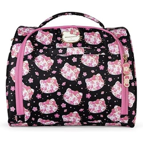 JuJuBe x Hello Kitty Cherry Blossoms Insulated Bottle Bag, Breastmilk Storage Bag for Baby Bottles, Travel Insulated Lunch or Cooler for Nursing, Milk, Snacks, Daycare, Errands, Everyday Carry