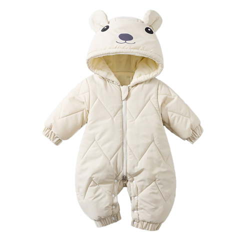 Krdevn Baby Bear Suit Winter Coat Warm Hooded Jumpsuit for Boys Girls,Kids Clothing,6-12 Months