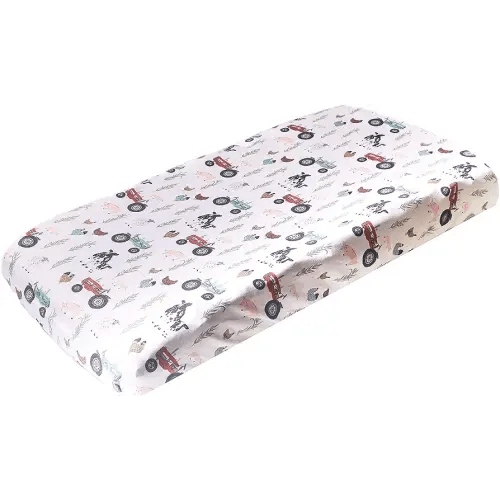 Copper Pearl Premium Knit Changing Pad Cover Soft, Stylish, and Universal Fit for All Standard Diaper Changing Pads, Trendy Design Changing Pad Covers, Jo