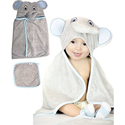 Hooded Baby Towel and Washcloth set | 100% organic Bamboo Towel | Bamboo washcloth | Toalla para Bebe | My Royal baby