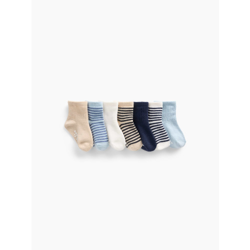 Baby & Toddler Quarter-Crew Socks (7-Pack)