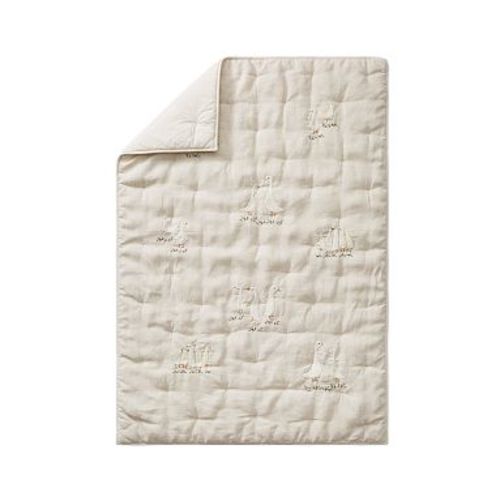 Darby Duckling Baby/Toddler Quilt , Ivory Multi