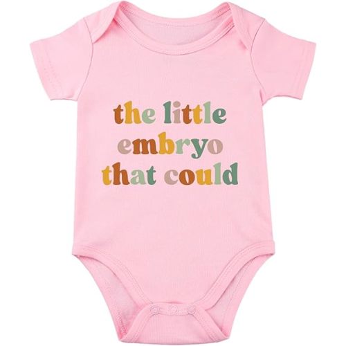 Ivf Baby Bodysuit Ivf Bodysuit for Babies Baby Boy Announcement Babies Bodysuits Unisex Clothes