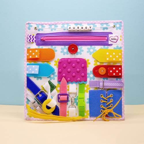 Busy Board: Felt Board Stories, Fidget Toys for Toddlers - Sensory Play by MiniMoms