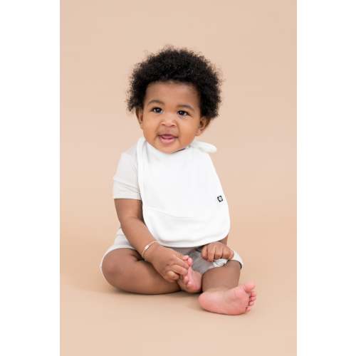 Terry Pocket Bib in Cloud
