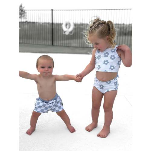 HYBRID SWIM SHORTS - CALYPSO – REMI + RAE CO.