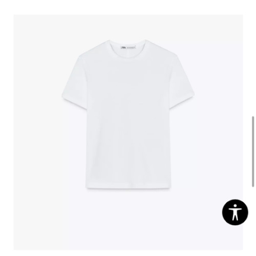 BACK SEAMED T-SHIRT - White | ZARA United States