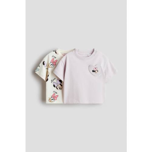 2-PACK PRINTED COTTON T-SHIRTS