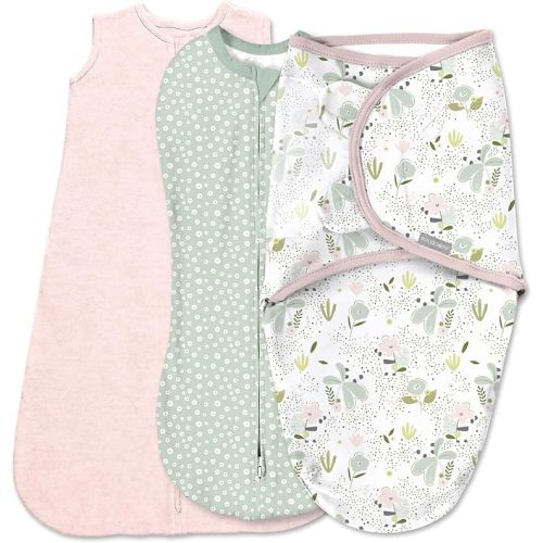 SwaddleMe by Ingenuity Comfort Pack Baby Swaddle Set - 3 Pack
