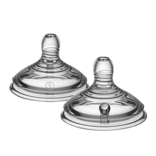 Tommee Tippee Natural Start Slow Flow Bottle Nipples - 2pk